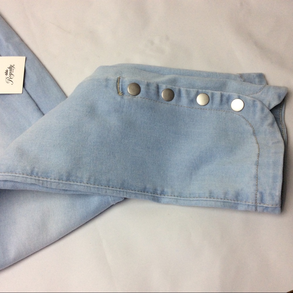 NWT Royalty For Me Size 6 Ankle Jeans Blue - Picture 7 of 8